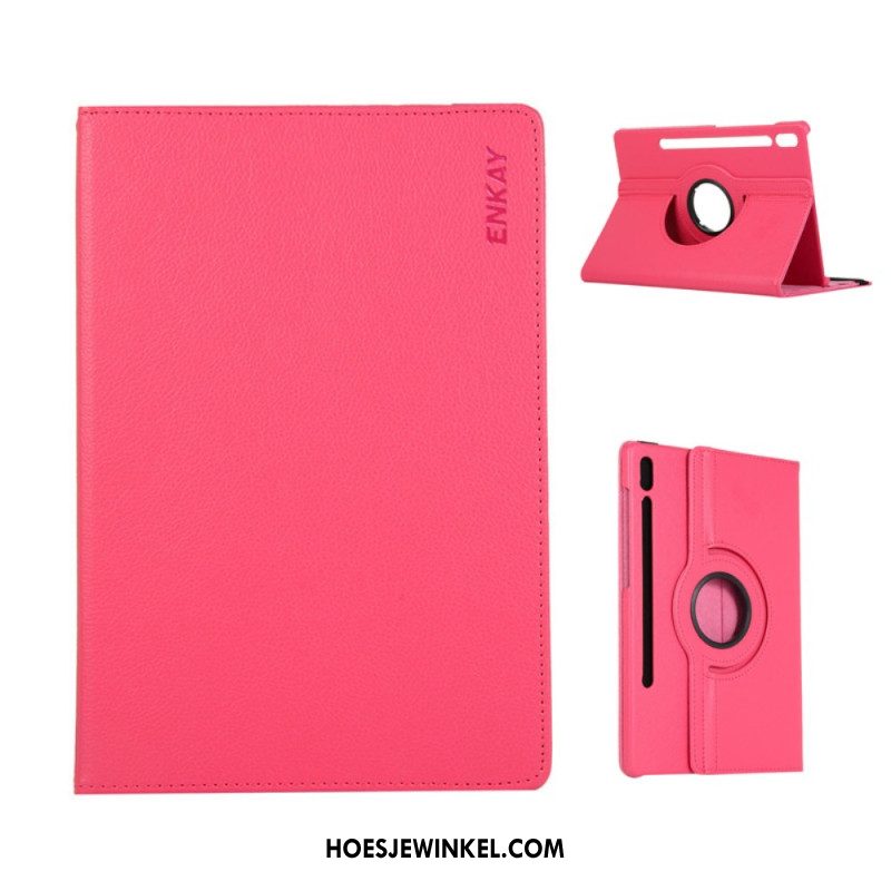 Hoesje Case Samsung Galaxy Tab S10 Plus Geïntegreerd 360 Graden Draaibaar Ontwerp Enkay