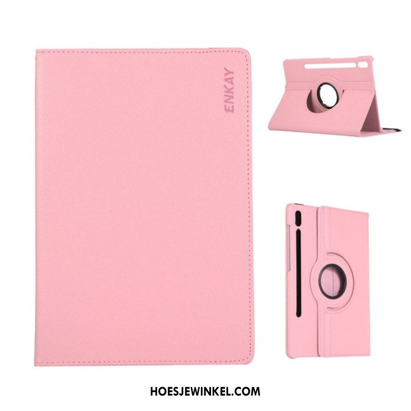 Hoesje Case Samsung Galaxy Tab S10 Plus Geïntegreerd 360 Graden Draaibaar Ontwerp Enkay