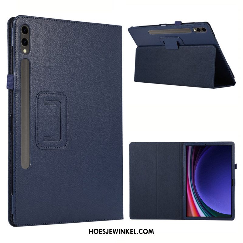Hoesje Case Samsung Galaxy Tab S10 Plus Telefoonhoesje Lychee-textuur