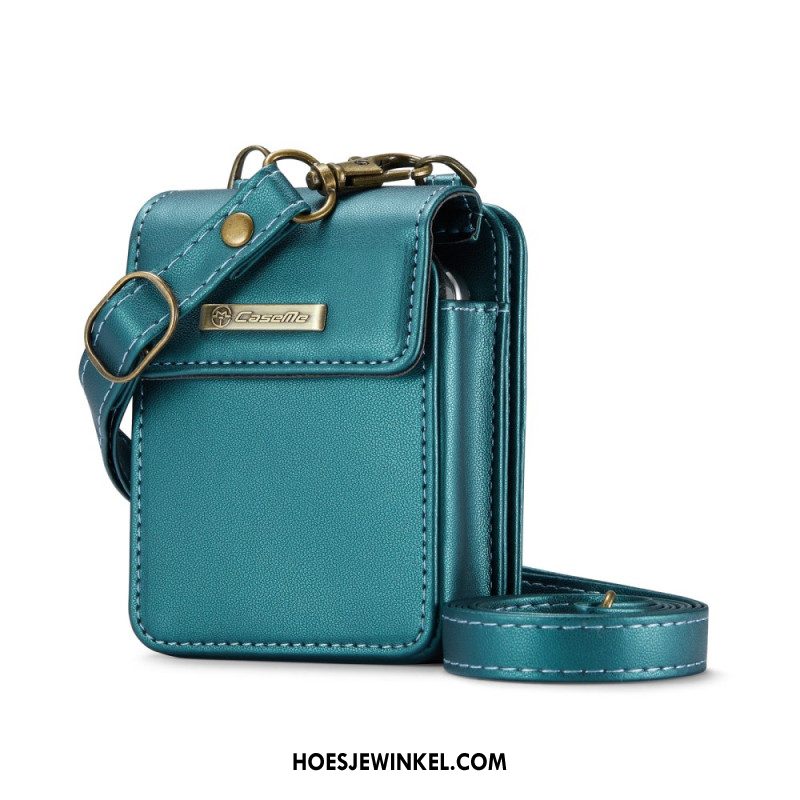 Hoesje Case Samsung Galaxy Z Flip 7 Fe Telefoonhoesje Rfid-portemonnee Met Schouderband