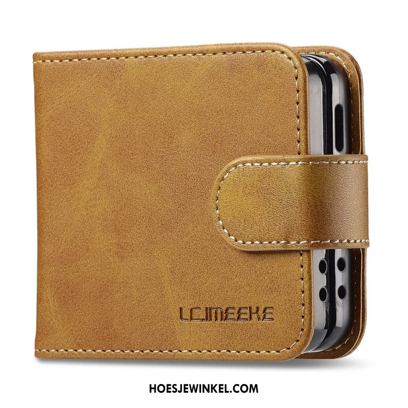 Hoesje Case Samsung Galaxy Z Flip 7 Telefoonhoesje Lc.imeeke Kaarthouder