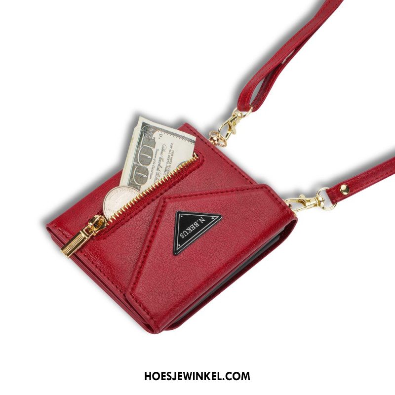 Hoesje Case Samsung Galaxy Z Flip 7 Telefoonhoesje N.bekus Schouderportemonnee