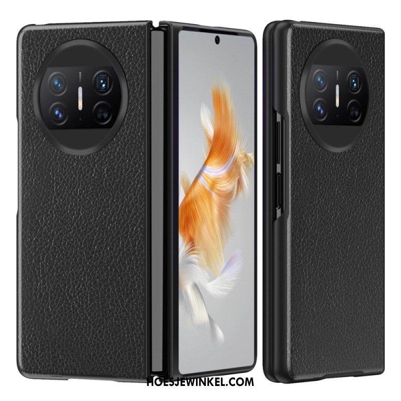 Hoesje Huawei Mate X3 Lychee Leerstijl