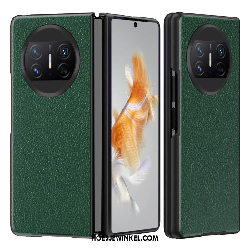 Hoesje Huawei Mate X3 Lychee Leerstijl