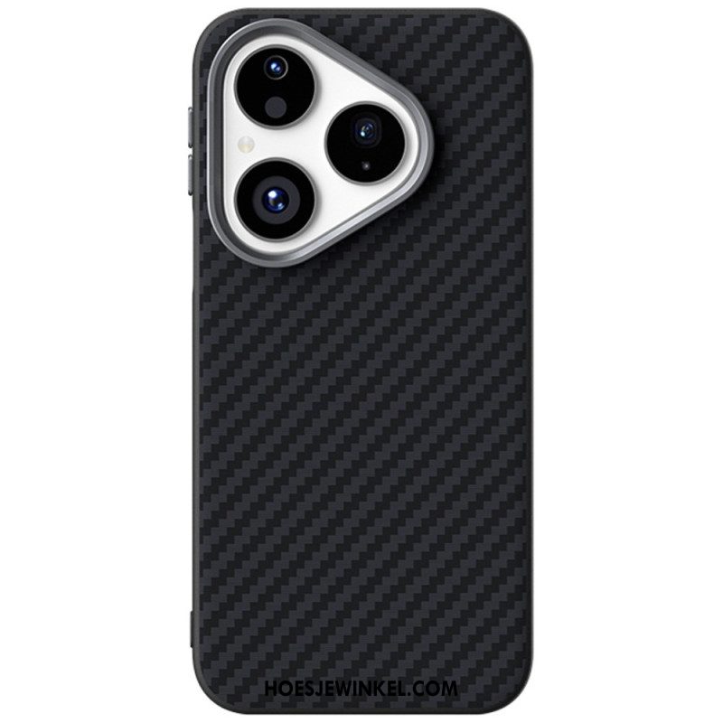 Hoesje Huawei Pura 80 Magsafe Koolstofvezeltextuur Abeel Bescherming Hoesje