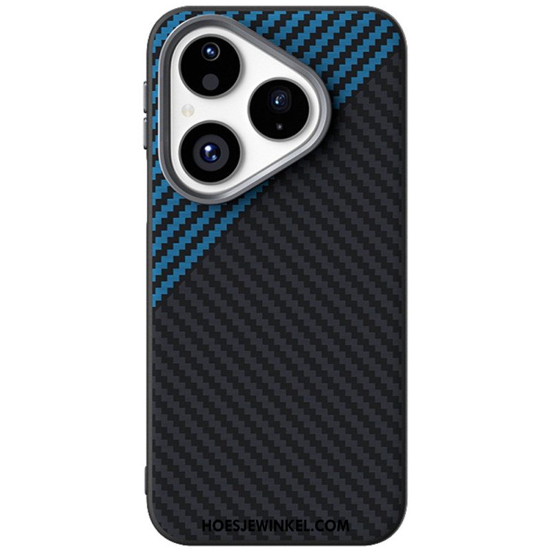 Hoesje Huawei Pura 80 Magsafe Koolstofvezeltextuur Abeel Bescherming Hoesje