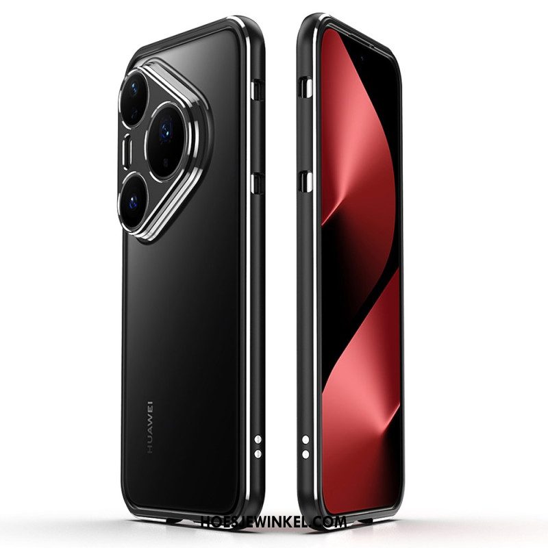 Hoesje Huawei Pura 80 Pro Bumper Met Lensbeschermer Bescherming Hoesje