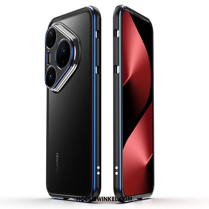 Hoesje Huawei Pura 80 Pro Bumper Met Lensbeschermer Bescherming Hoesje