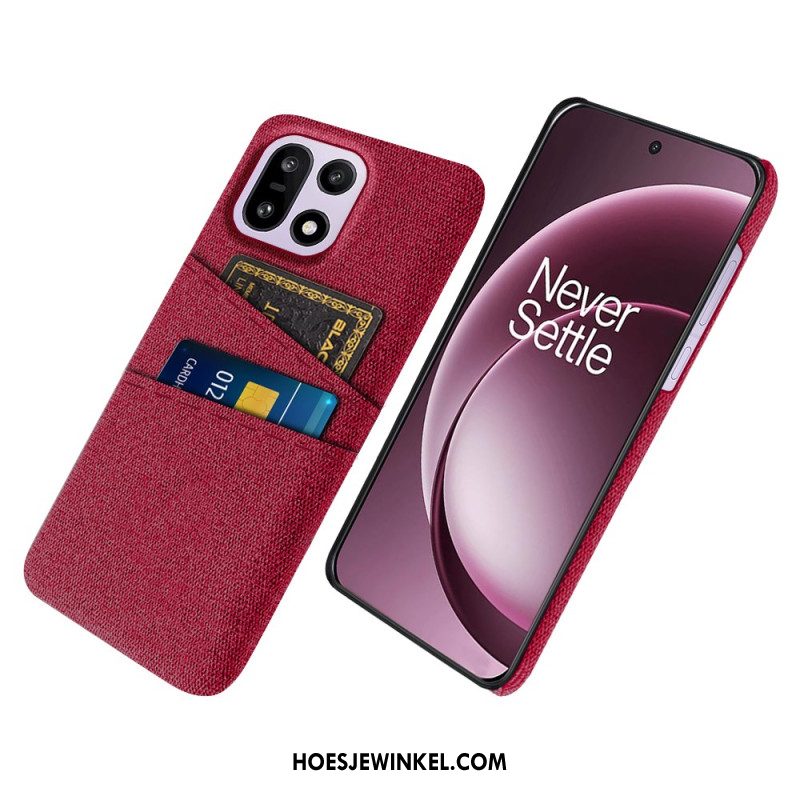 Hoesje Oneplus 15 Stoffen Kaarthouder