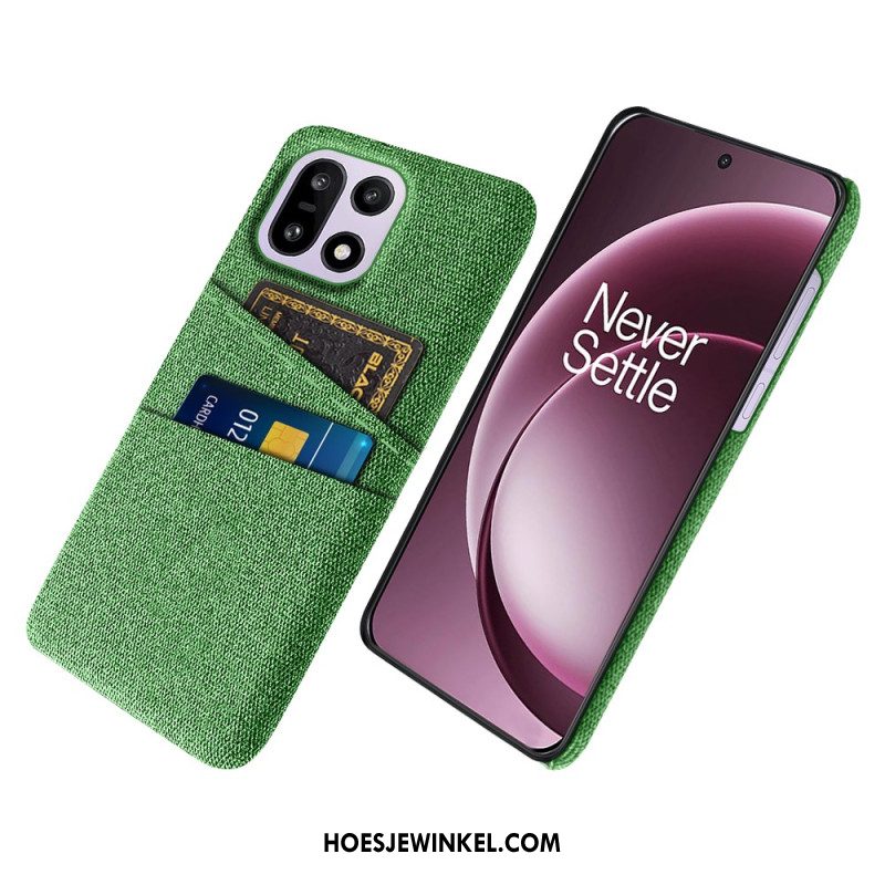Hoesje Oneplus 15 Stoffen Kaarthouder