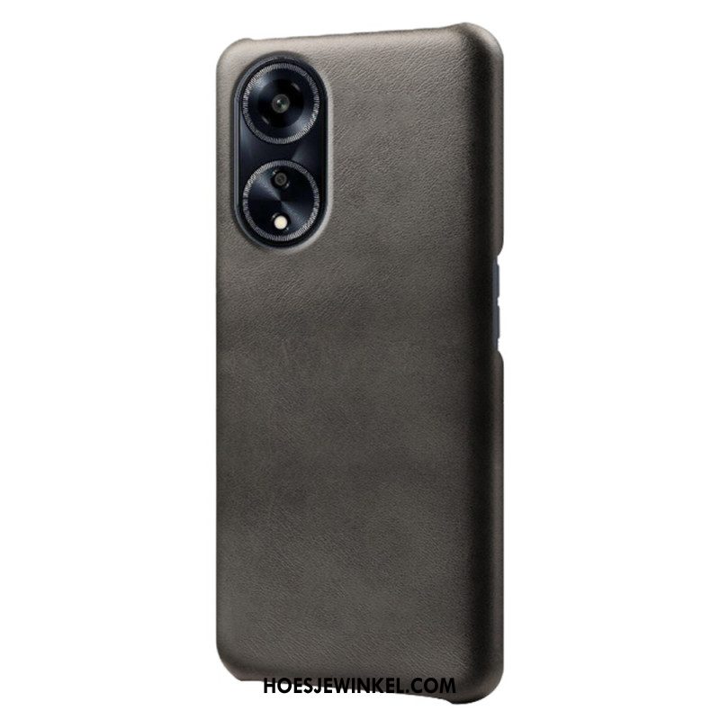 Hoesje Oppo A98 5g Ledereffect