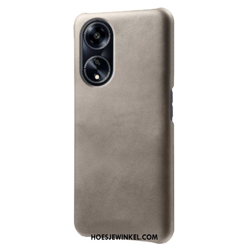 Hoesje Oppo A98 5g Ledereffect
