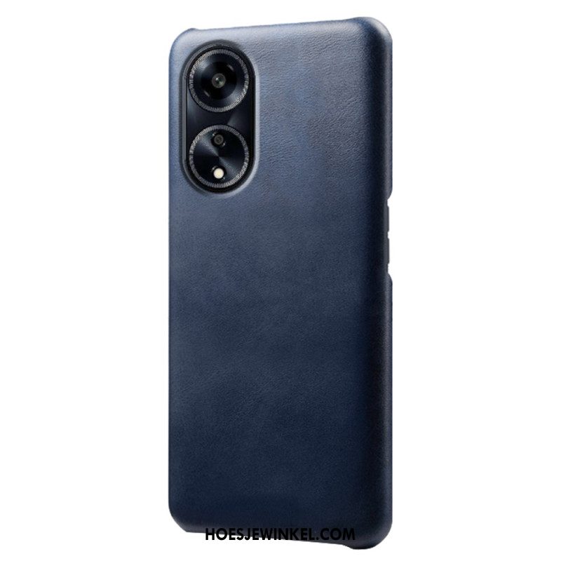 Hoesje Oppo A98 5g Ledereffect