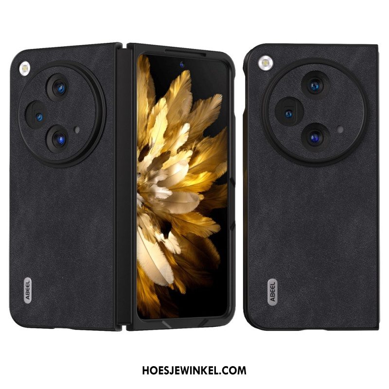 Hoesje Oppo Find N3 Abeel Neutraal Kunstleer