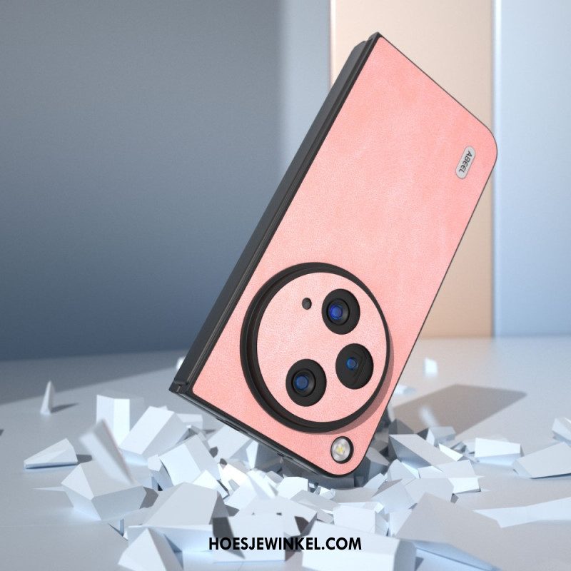 Hoesje Oppo Find N3 Abeel Neutraal Kunstleer