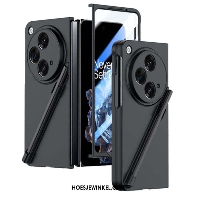 Hoesje Oppo Find N3 Gehard Glazen Schermbeschermer En Stylus