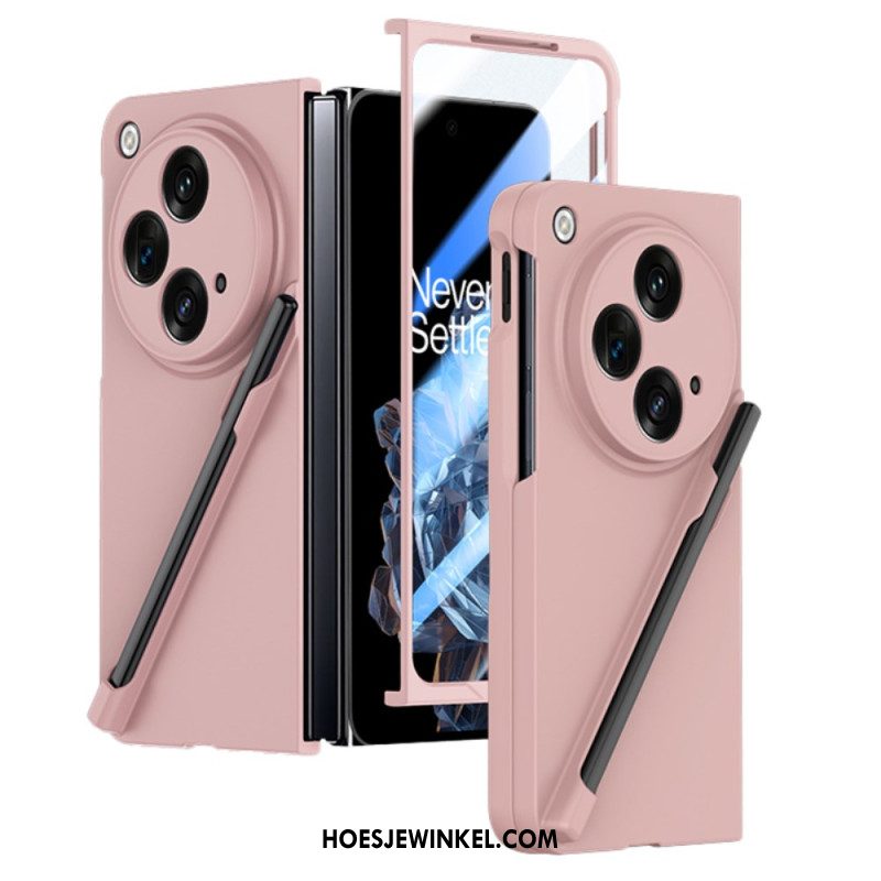 Hoesje Oppo Find N3 Gehard Glazen Schermbeschermer En Stylus