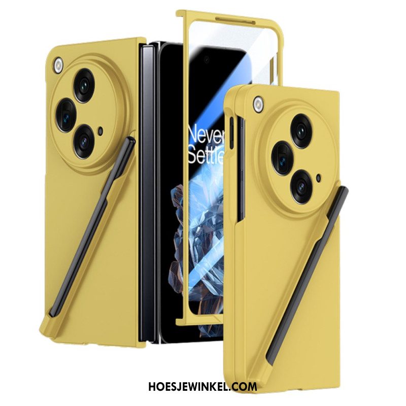 Hoesje Oppo Find N3 Gehard Glazen Schermbeschermer En Stylus