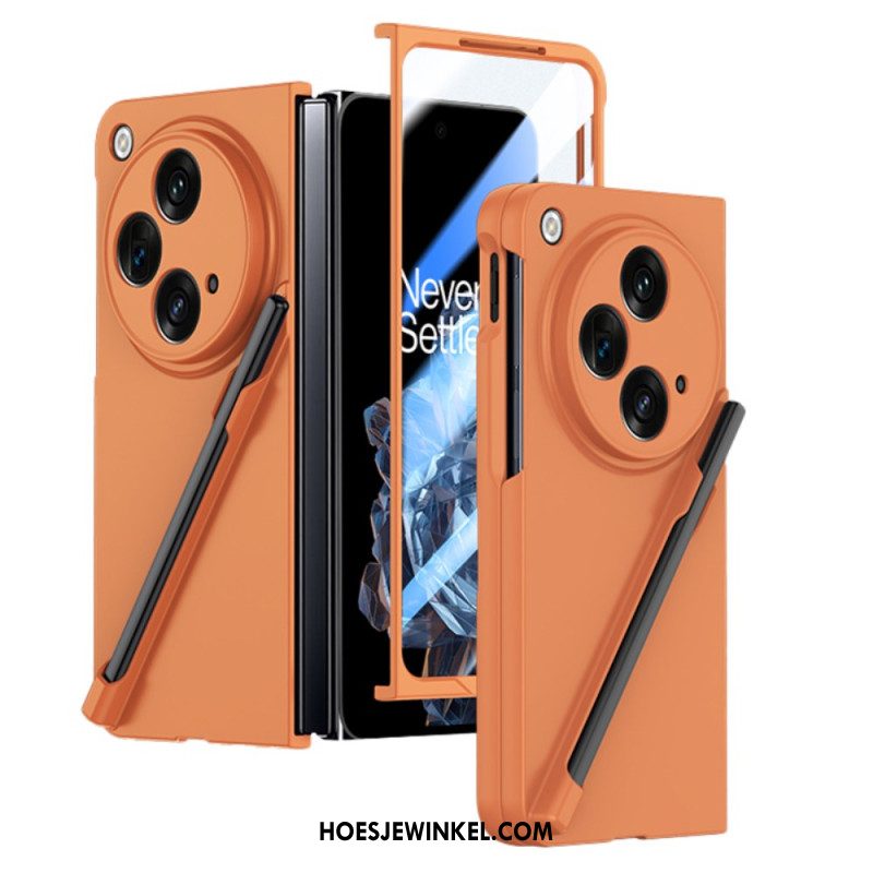 Hoesje Oppo Find N3 Gehard Glazen Schermbeschermer En Stylus