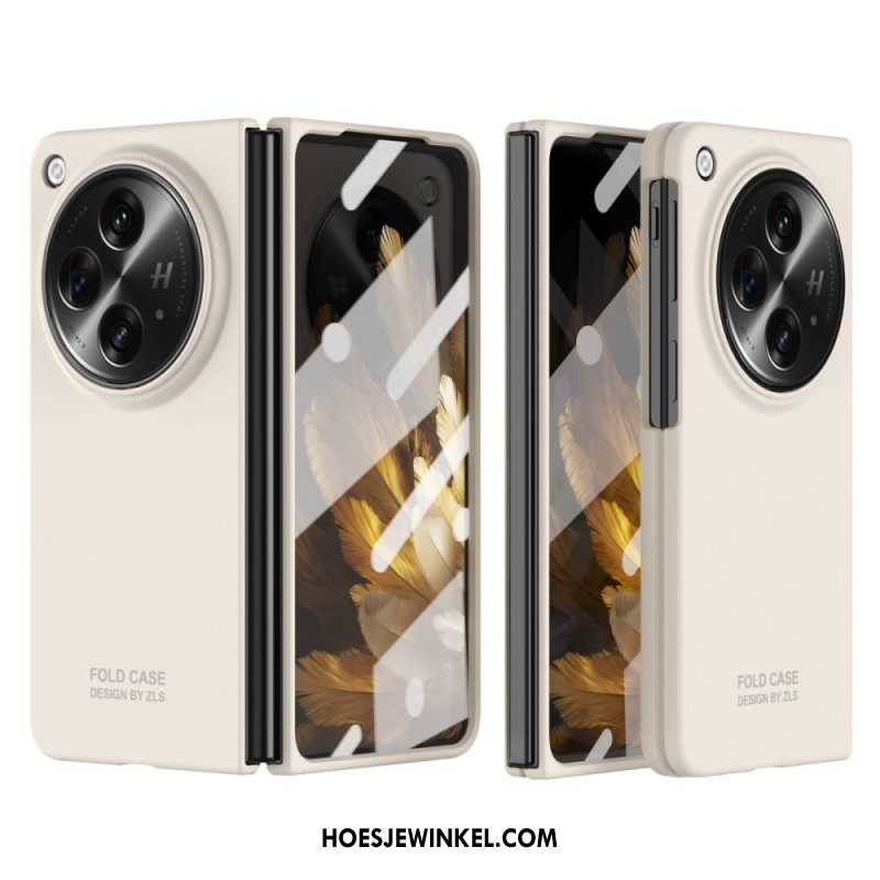 Hoesje Oppo Find N3 Met Screenprotector Van Gehard Glas