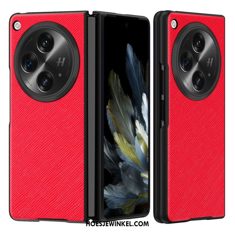 Hoesje Oppo Find N3 Open Geweven Textuur