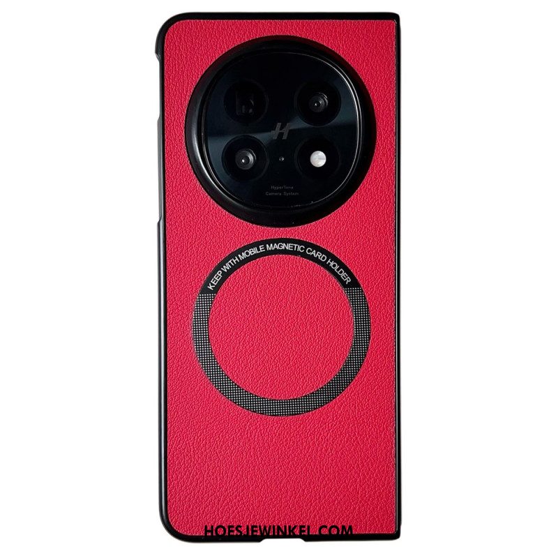 Hoesje Oppo Find N5 Kunstleer Bescherming Hoesje