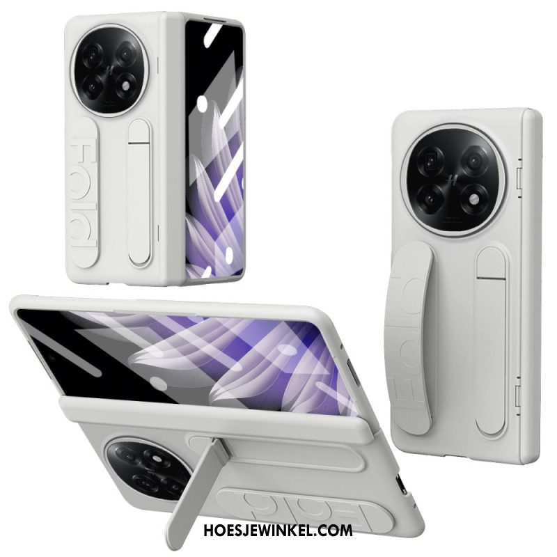 Hoesje Oppo Find N5 Volledige Bescherming Met Standaard En Riem