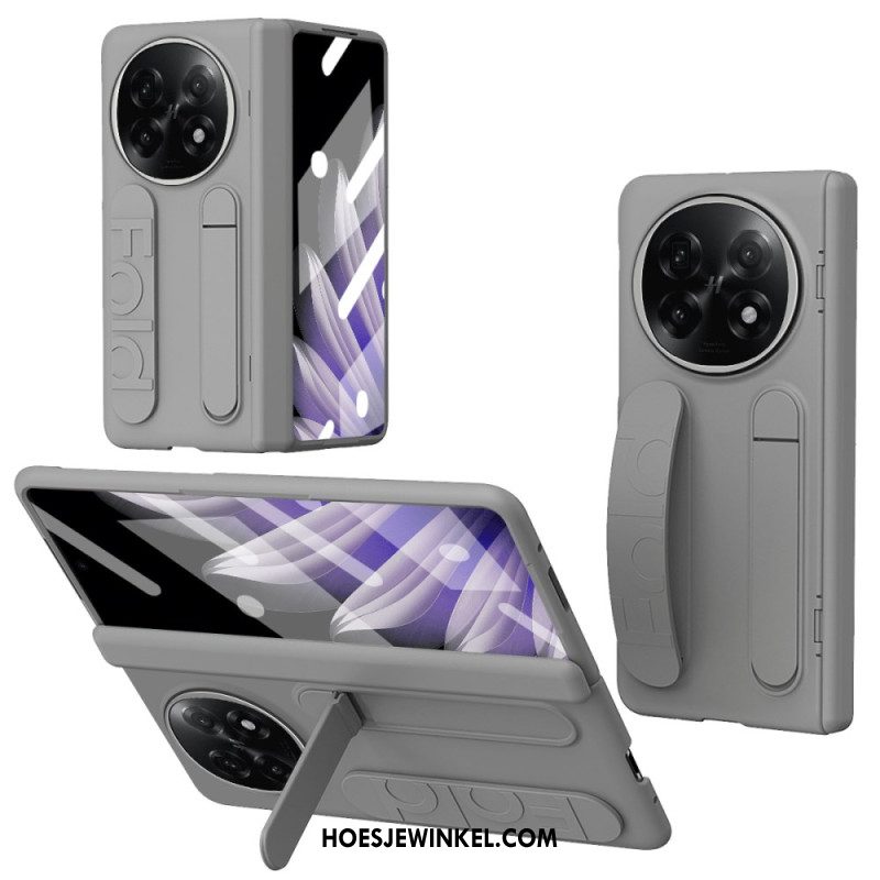 Hoesje Oppo Find N5 Volledige Bescherming Met Standaard En Riem