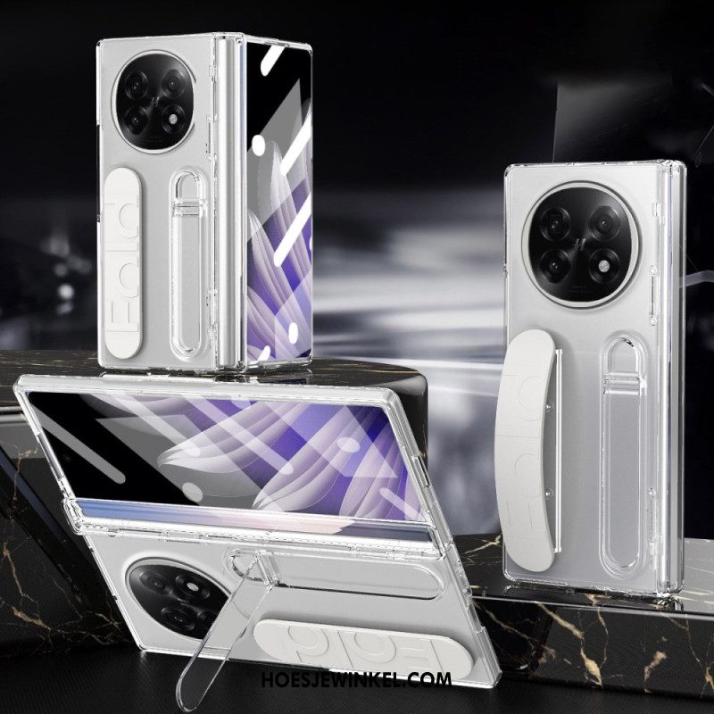 Hoesje Oppo Find N5 Volledige Bescherming Met Standaard En Riem