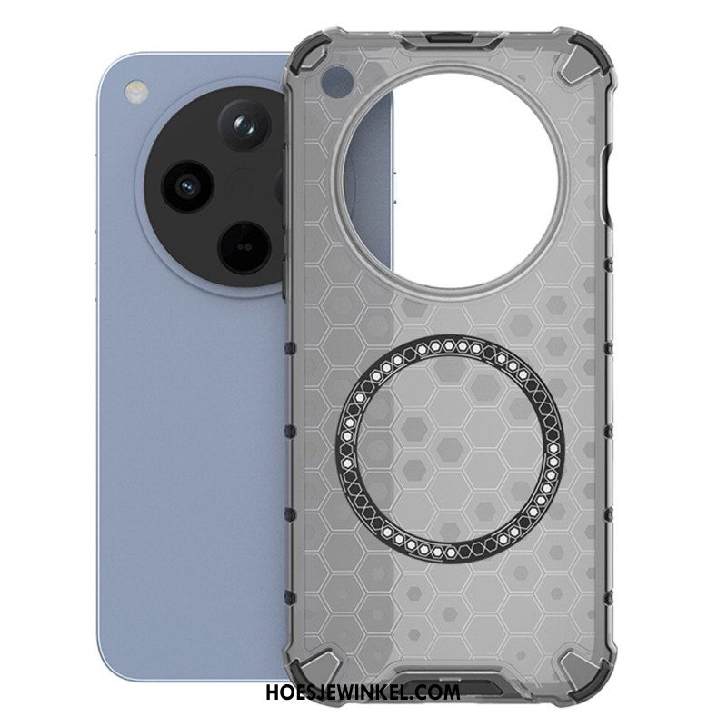 Hoesje Oppo Find X8 Magsafe-compatibel Honingraat