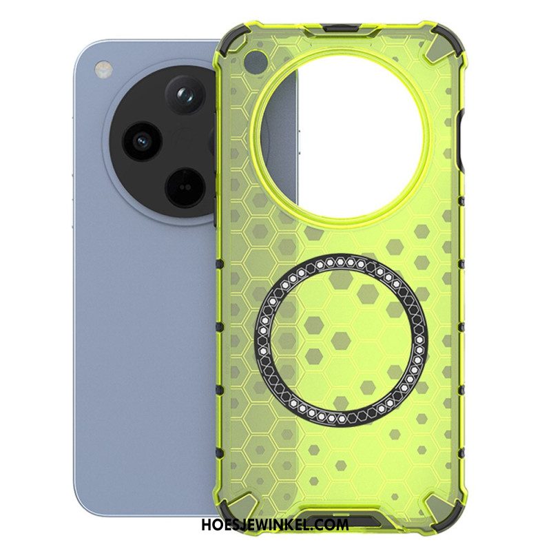 Hoesje Oppo Find X8 Magsafe-compatibel Honingraat