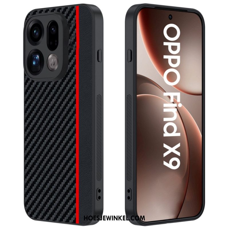 Hoesje Oppo Find X9 5g Koolstofvezeltextuur