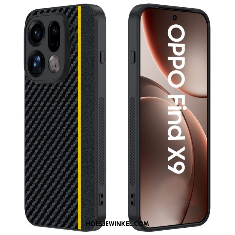 Hoesje Oppo Find X9 5g Koolstofvezeltextuur