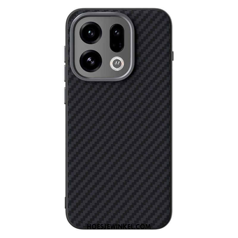 Hoesje Oppo Find X9 5g Magsafe Koolstofvezeltextuur Abeel Bescherming Hoesje