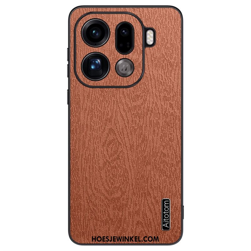 Hoesje Oppo Find X9 Pro 5g Houtstructuur