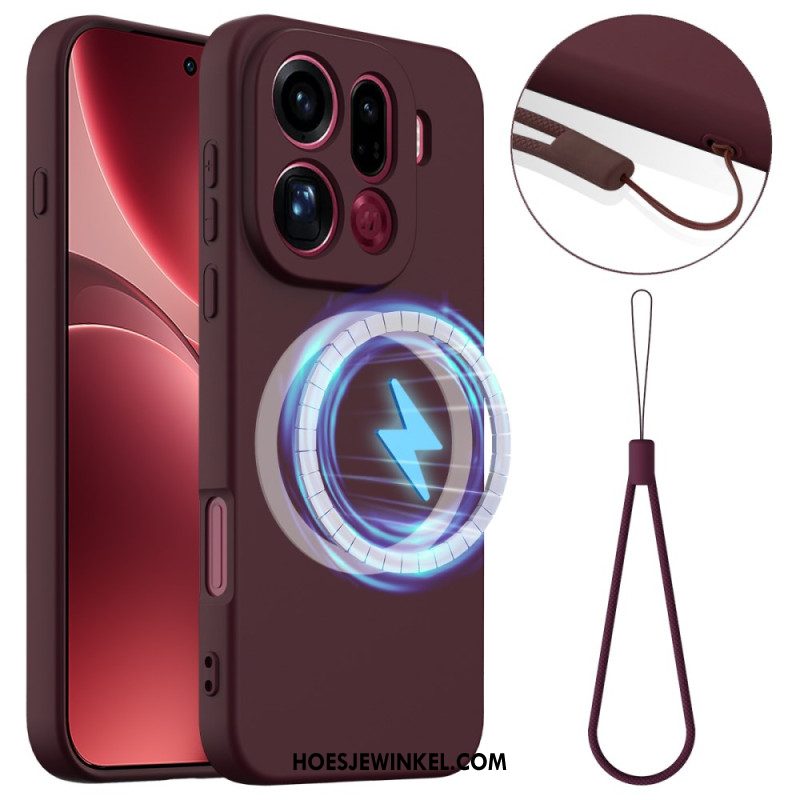 Hoesje Oppo Find X9 Pro 5g Magsafe Vloeibare Siliconen