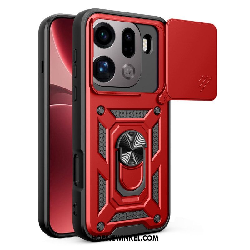 Hoesje Oppo Find X9 Pro 5g Schuifbare Camerabeschermer En Standaard Bescherming Hoesje