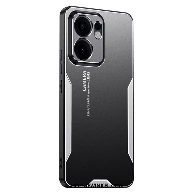 Hoesje Oppo Reno 13f 4g / 5g / 13 Fs 5g Metaaleffect Bescherming Hoesje