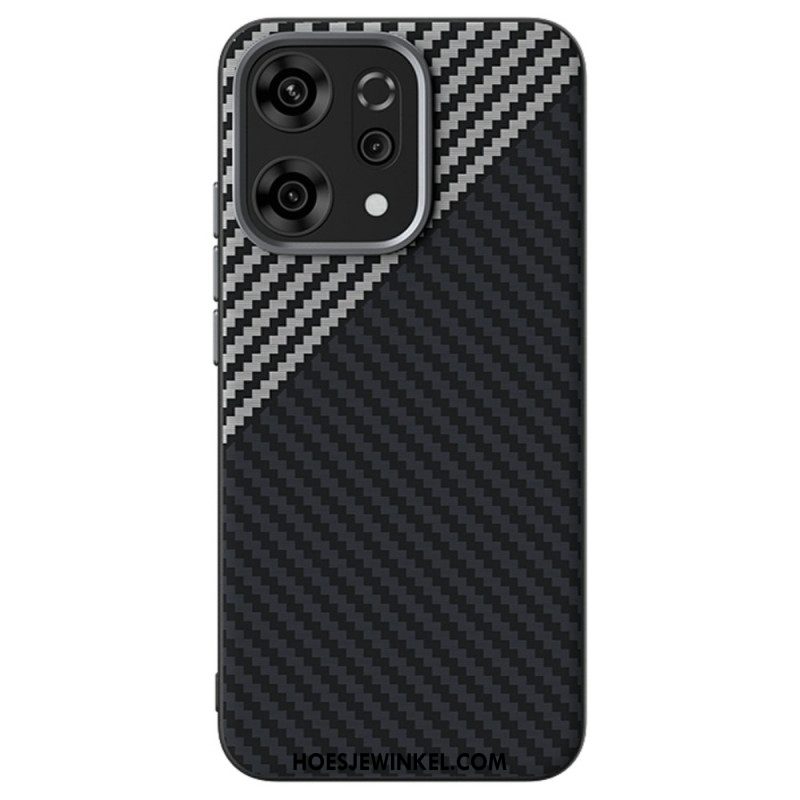 Hoesje Oppo Reno 14 5g Compatibel Met Magsafe Carbon Fiber