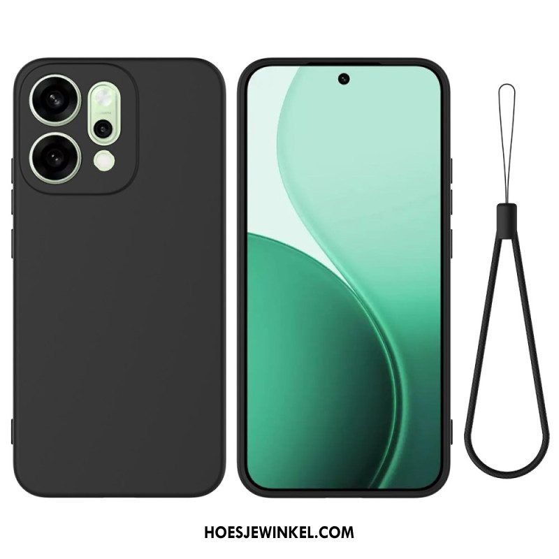 Hoesje Oppo Reno 14 Pro 5g Vloeibare Siliconen Band Bescherming Hoesje