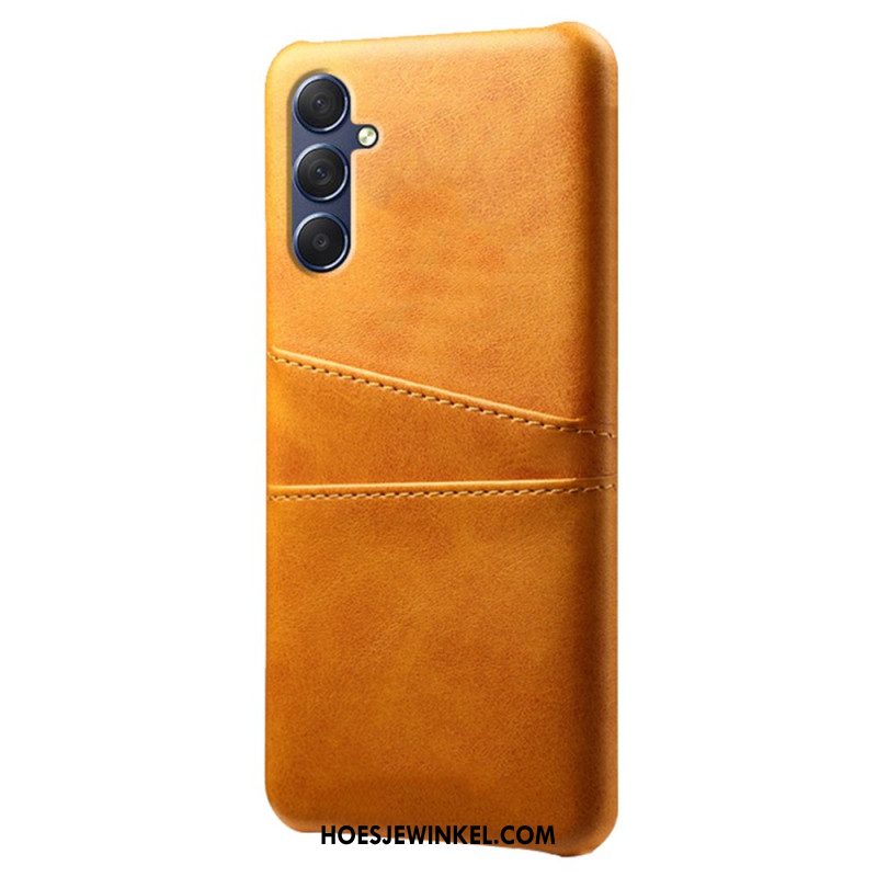 Hoesje Samsung Galaxy A15 5g Kaarthouder Met Leereffect Bescherming Hoesje