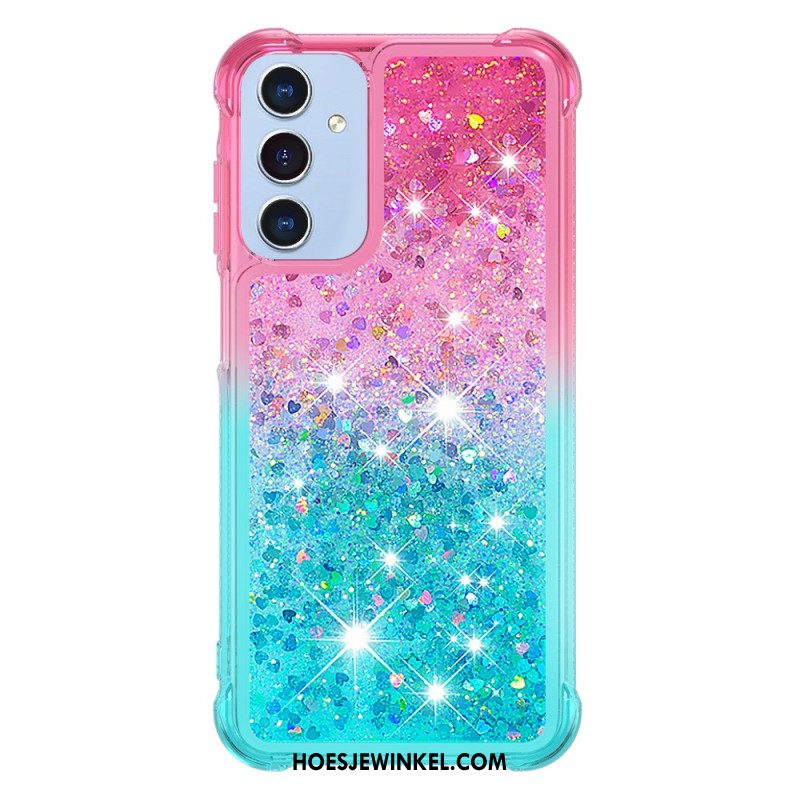 Hoesje Samsung Galaxy A17 4g / 5g Glittergradiënt Bescherming Hoesje