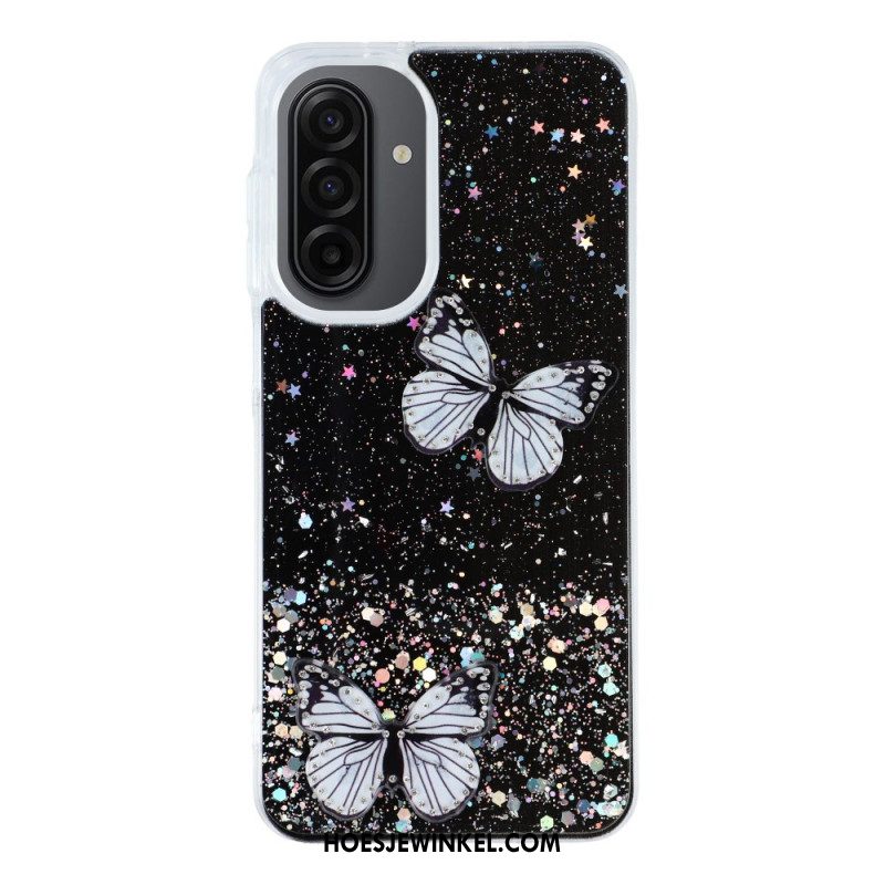Hoesje Samsung Galaxy A17 4g / 5g Glittervlinders