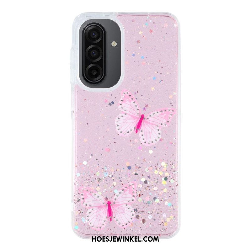 Hoesje Samsung Galaxy A17 4g / 5g Glittervlinders