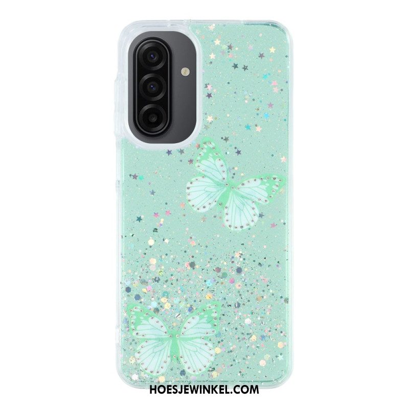 Hoesje Samsung Galaxy A17 4g / 5g Glittervlinders