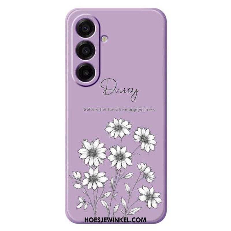 Hoesje Samsung Galaxy A17 4g / 5g Grafische Bloemen