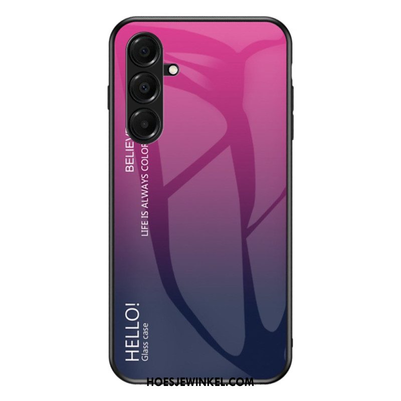 Hoesje Samsung Galaxy A17 4g / 5g Hello Gehard Glas Bescherming Hoesje