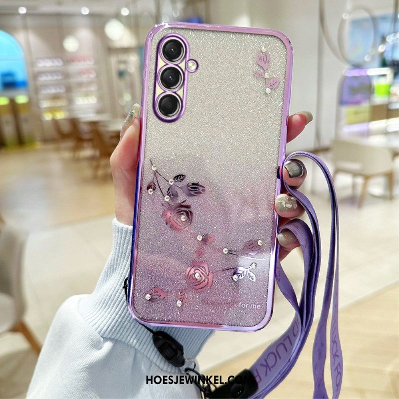 Hoesje Samsung Galaxy A17 4g / 5g Kadem Strassbandjes