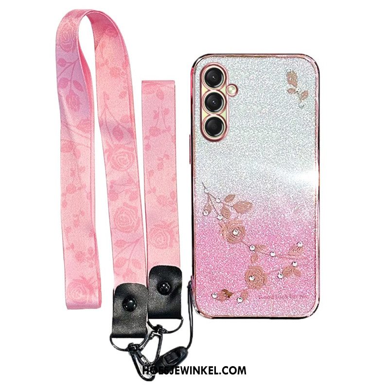 Hoesje Samsung Galaxy A17 4g / 5g Kadem Strassbandjes