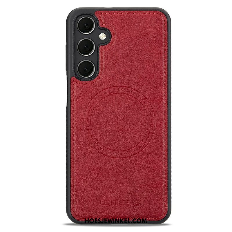 Hoesje Samsung Galaxy A17 4g / 5g Magnetisch Suède Effect Bescherming Hoesje